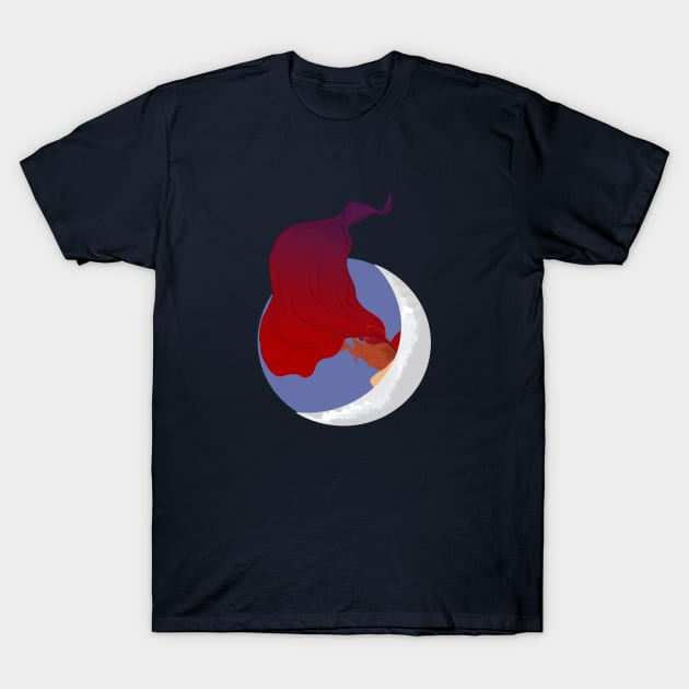 The Lunar Chronicles | Scarlet T-Shirt by lovelyowlsbooks